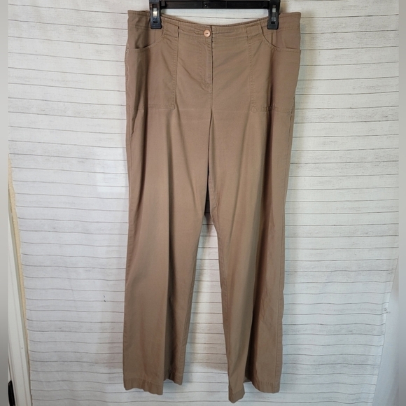 PENDLETON CAMEL TAN KHAKI TROUSERS, SZ 12 - Picture 2 of 11